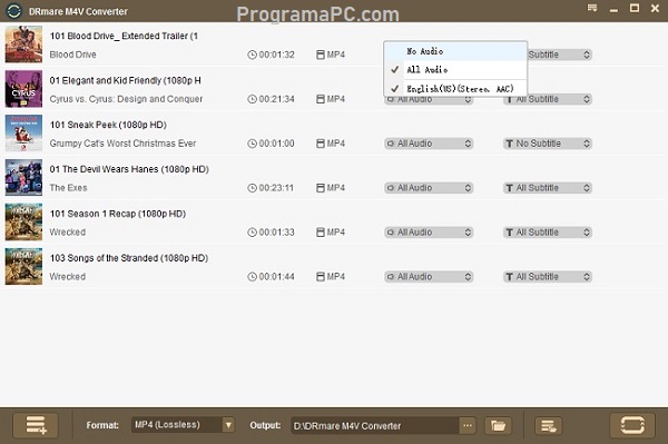DRmare M4V Converter Grieta Con Clave De Serie Descarga Gratuita