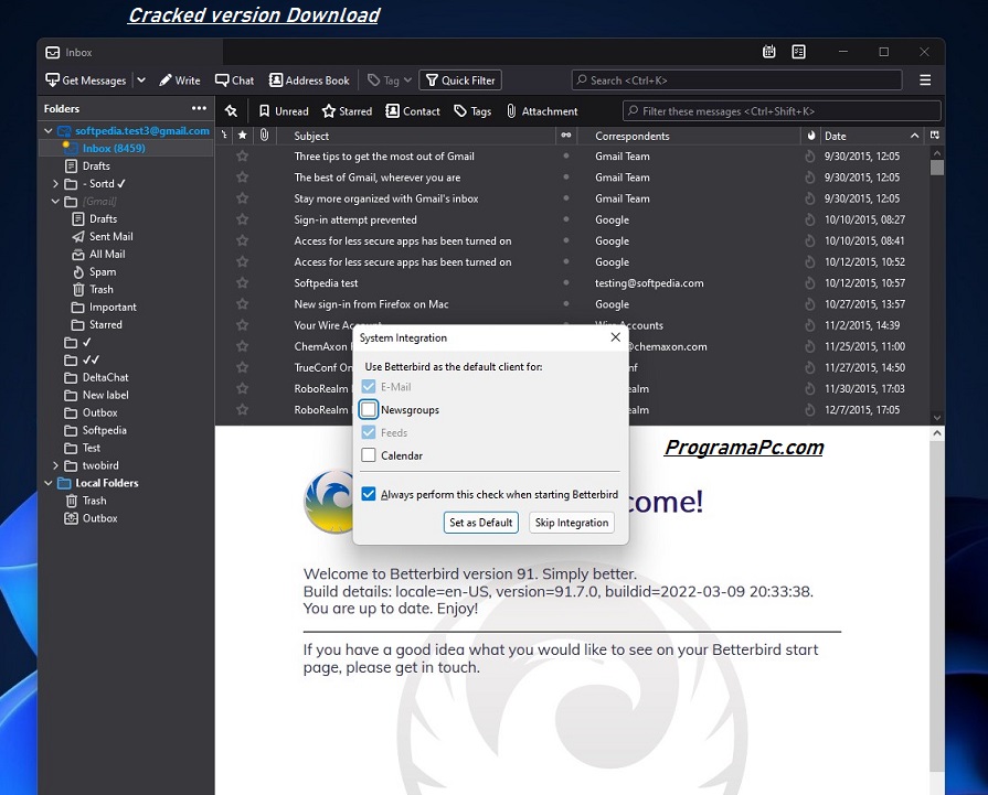 Betterbird para Windows