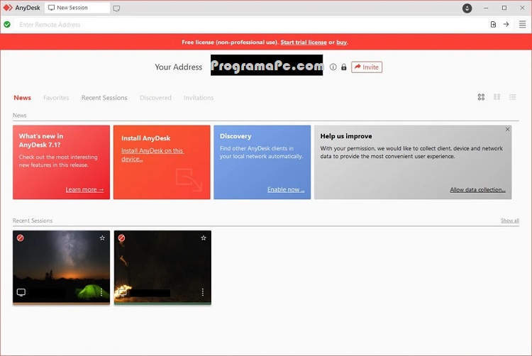 AnyDesk Clave de Licencia Descarga