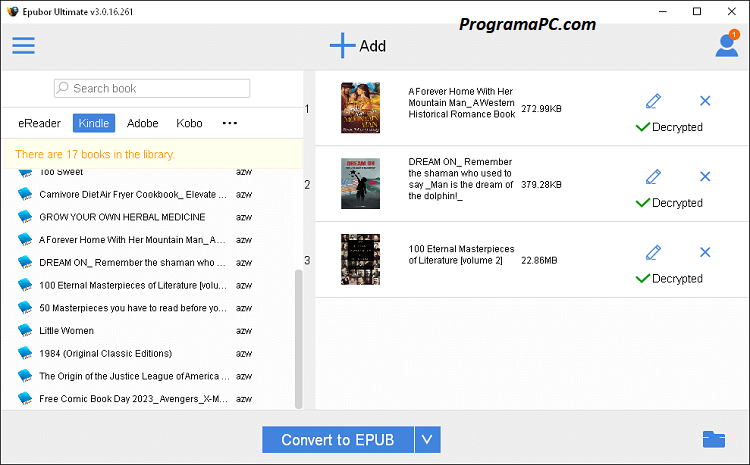 Epubor Ultimate Converter