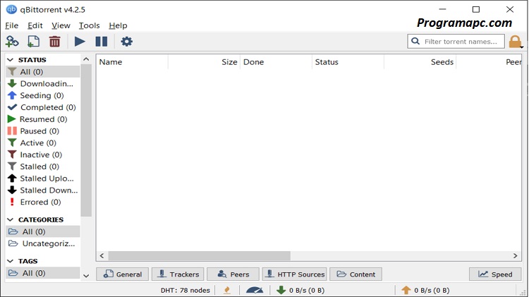 qBittorrent Para Windows