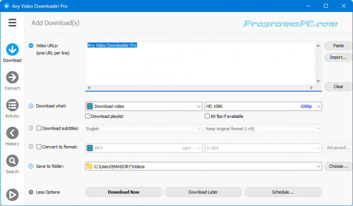 Any Video Downloader Pro [descargador de videos gratis]