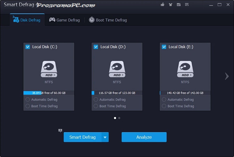 IObit Smart Defrag Pro Full Mega