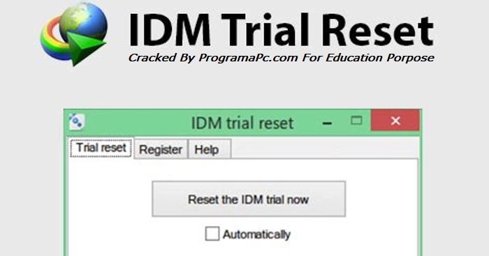 IDM Trial Reset Para Lifetime