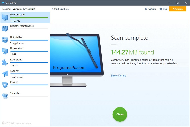 CleanMyPC Descargar Gratis review