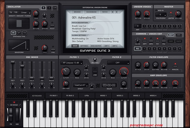 Audio Tools Synapse Audio DUNE 3 Free Download