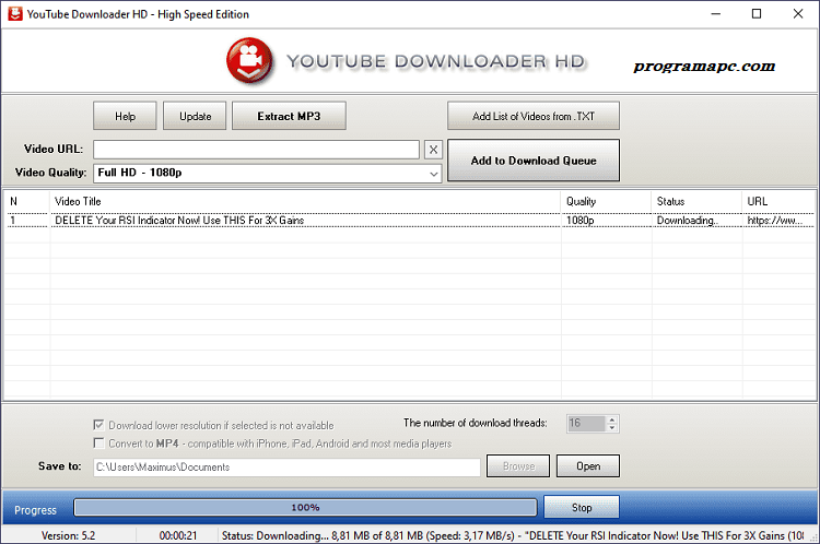 YouTube Downloader HD Full Espanol MEGA